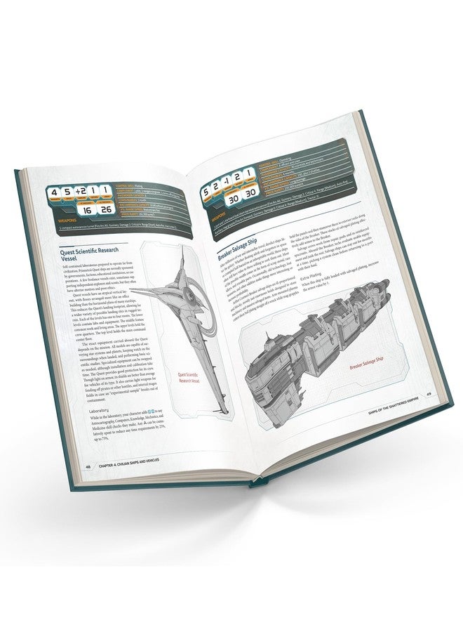 Edge Asmodee Genesys Roleplaying Game Ships of The Shattered Empire SOURCEBOOK - Twilight Imperium Starship & Vehicle Guides, Sci-Fi Fantasy Game for Kids & Adults, Ages 14+, 2-6 Players, 4+ Hours - Image 3